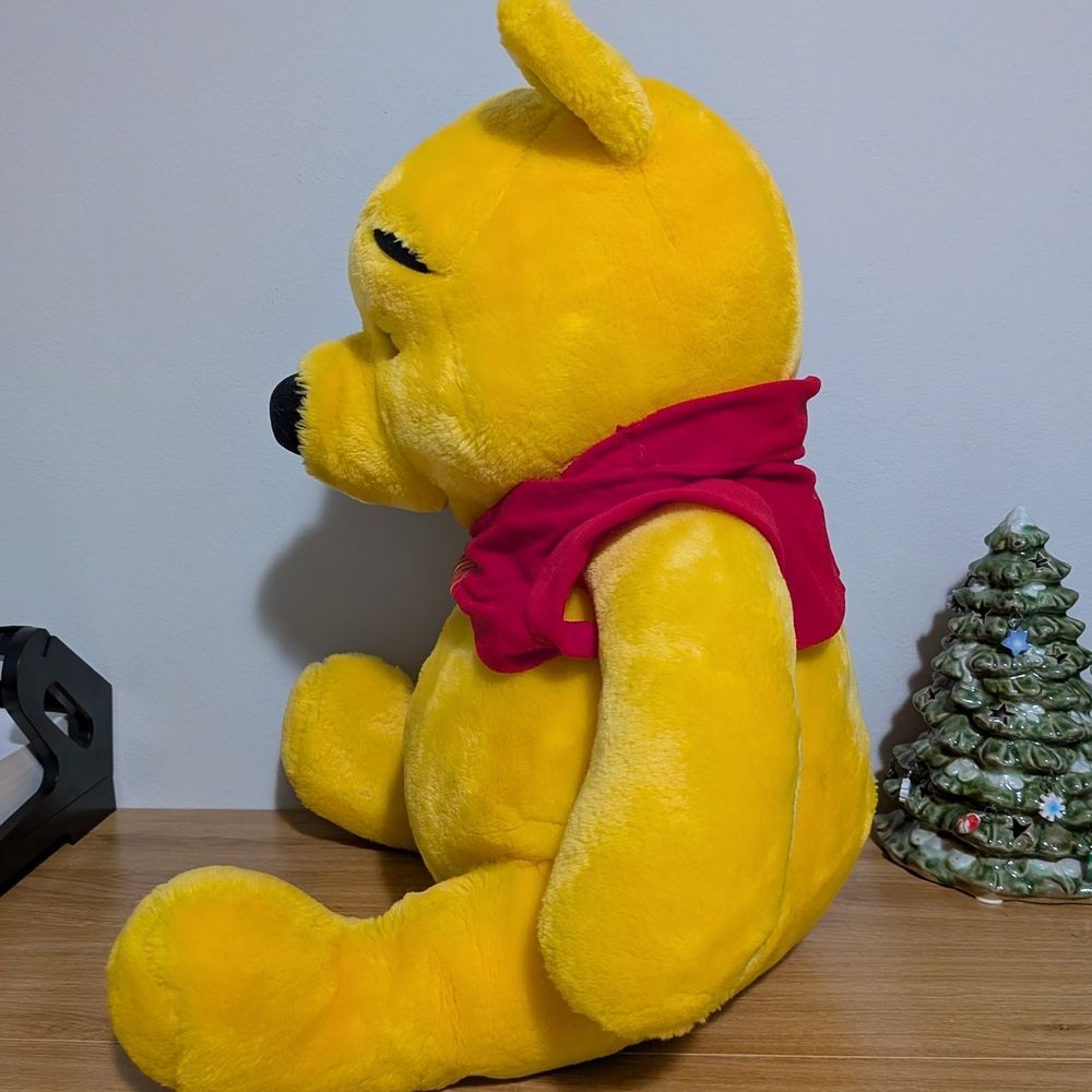 Winnie The Pooh Large Plush 90s Stuffed Bear Kids Toys Baby Boy Girl Cute Fluffy - Picture 2 of 13